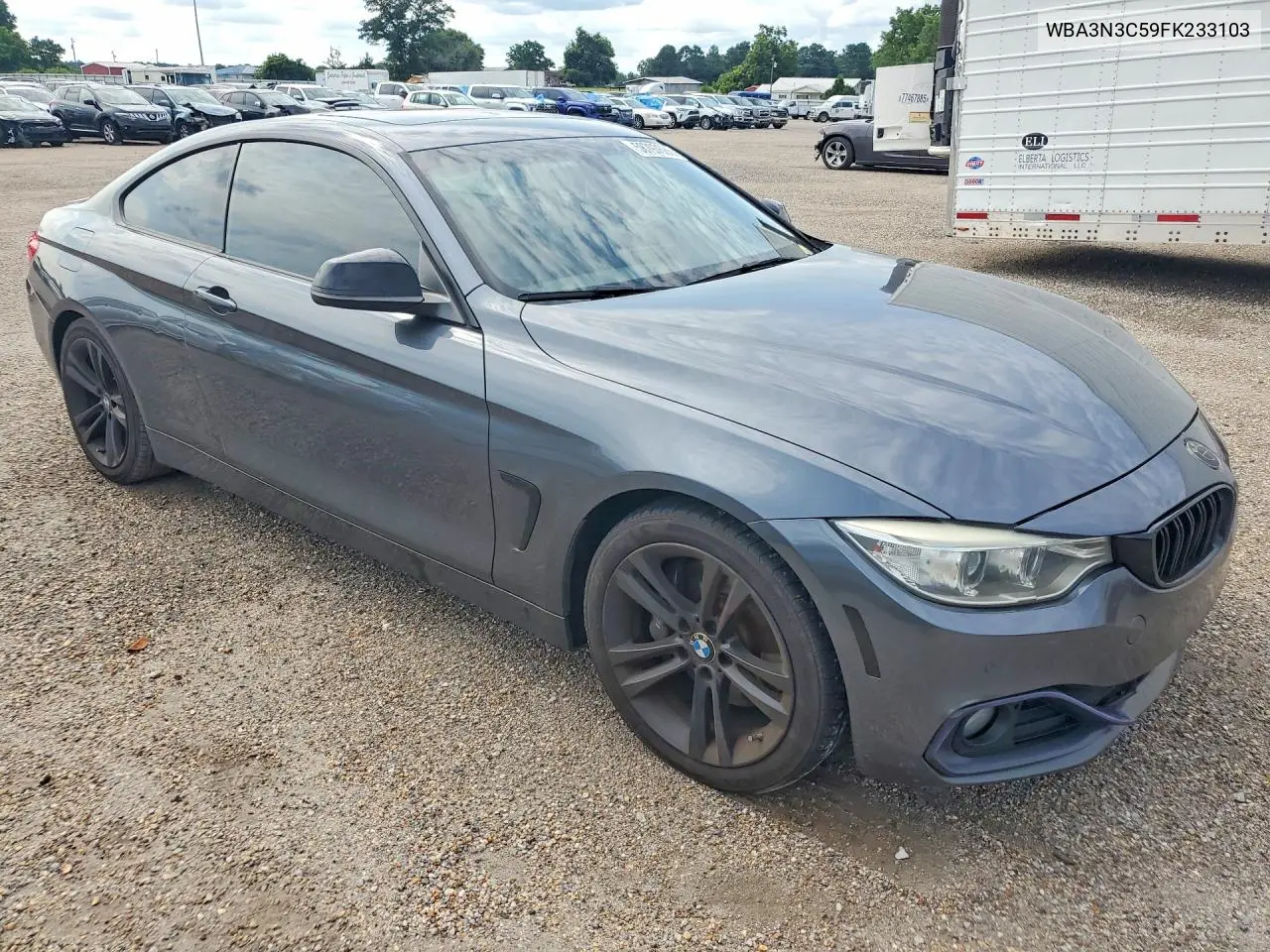 2015 BMW 4 Series VIN: WBA3N3C59FK233103 Lot: 58797686