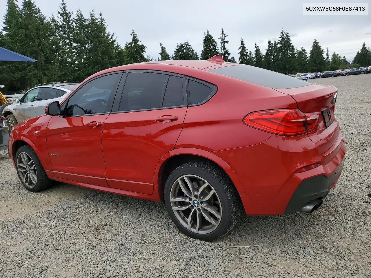 2015 BMW X4 xDrive35I VIN: 5UXXW5C58F0E87413 Lot: 59144176