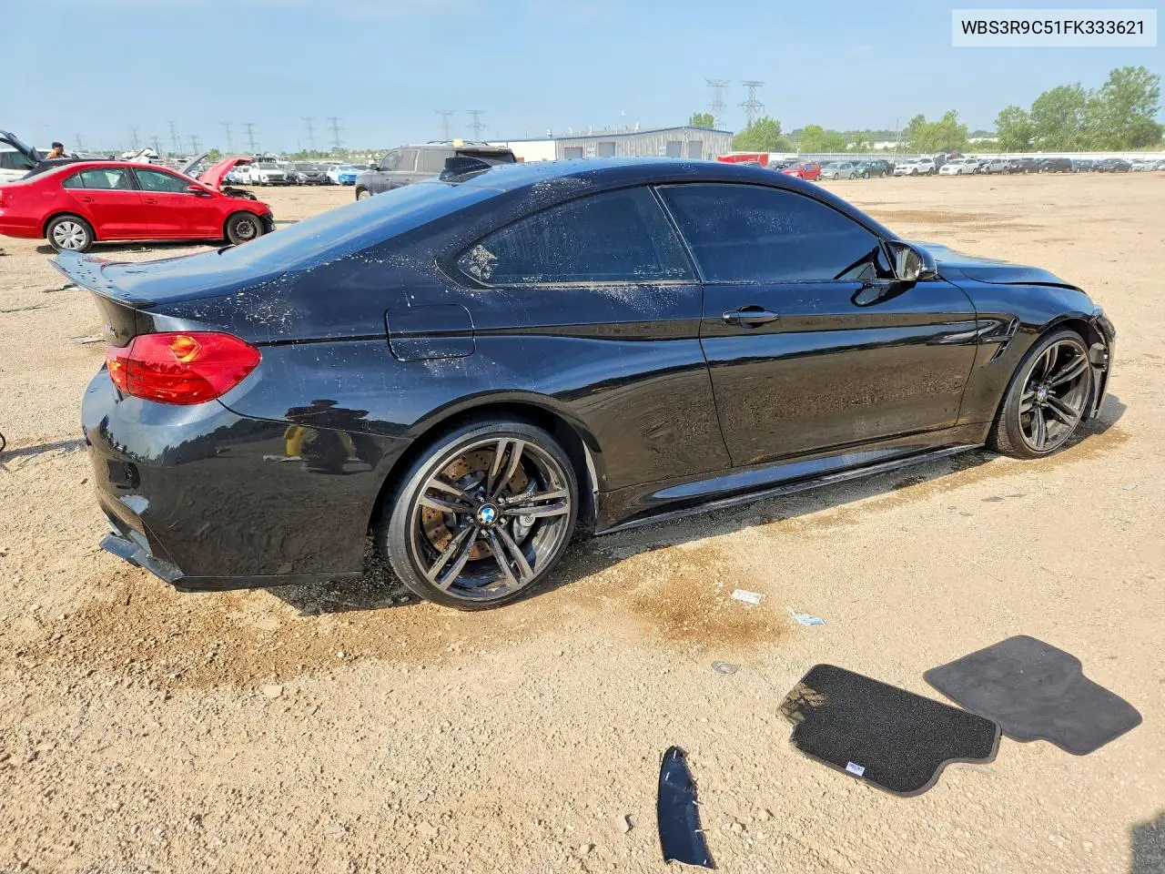 2015 BMW M4 VIN: WBS3R9C51FK333621 Lot: 59308256