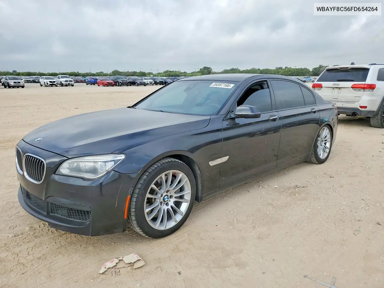 2015 BMW 750 Lxi VIN: WBAYF8C56FD654264 Lot: 59387166