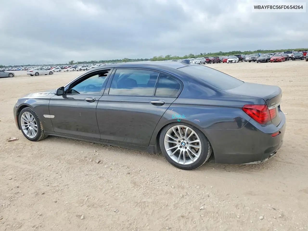 2015 BMW 750 Lxi VIN: WBAYF8C56FD654264 Lot: 59387166