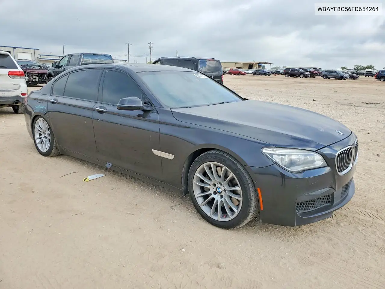 2015 BMW 750 Lxi VIN: WBAYF8C56FD654264 Lot: 59387166