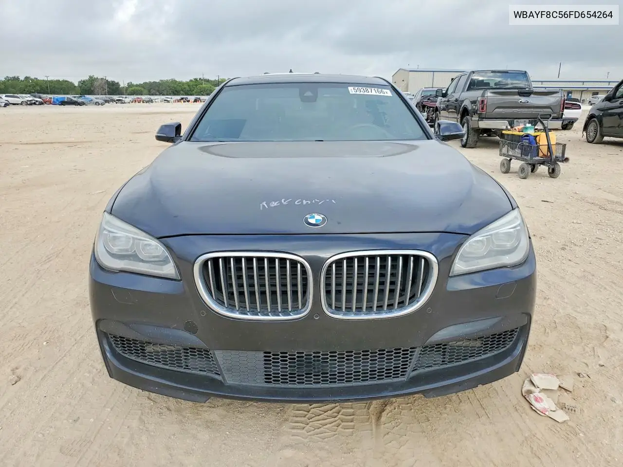 2015 BMW 750 Lxi VIN: WBAYF8C56FD654264 Lot: 59387166