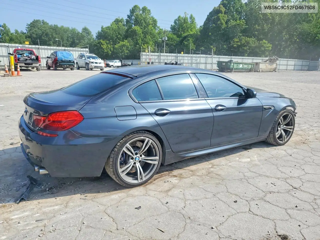 2015 BMW M6 Gran Coupe VIN: WBS6C9C52FD467508 Lot: 59649216