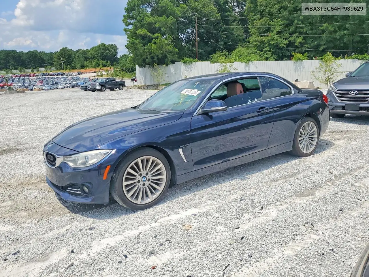 2015 BMW 435 I VIN: WBA3T3C54FP939629 Lot: 59781396