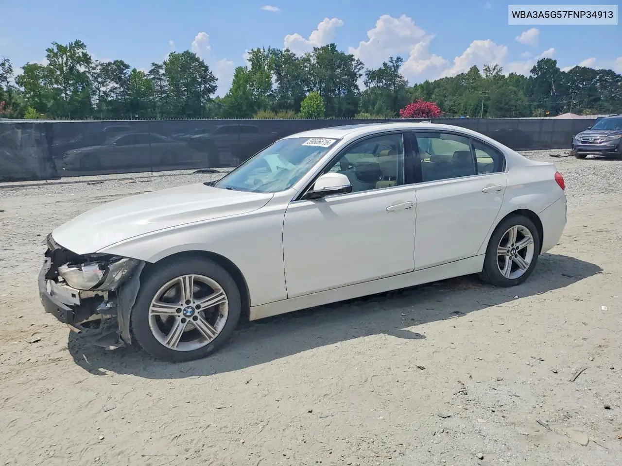 2015 BMW 328 I VIN: WBA3A5G57FNP34913 Lot: 59856616