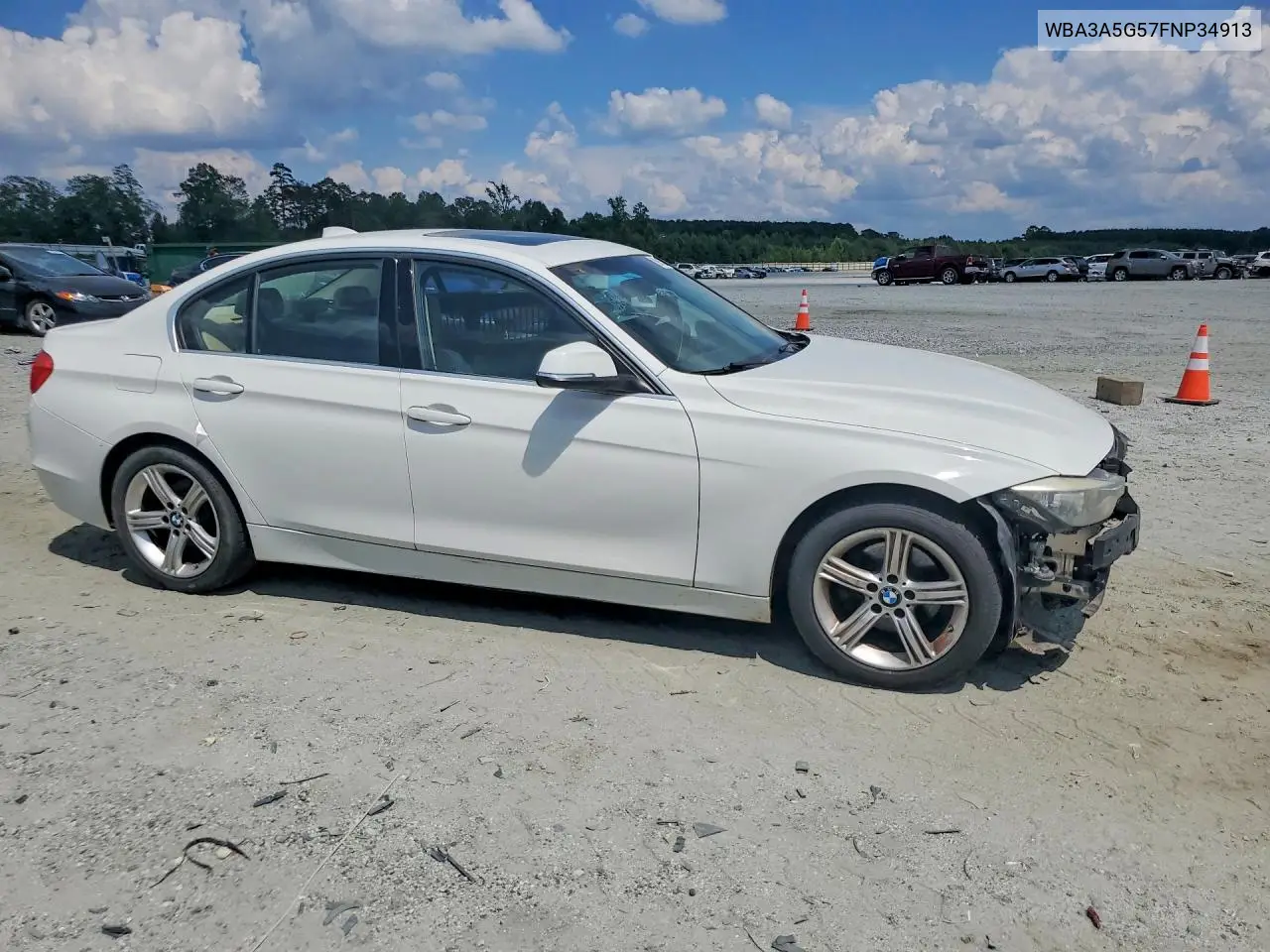 2015 BMW 328 I VIN: WBA3A5G57FNP34913 Lot: 59856616