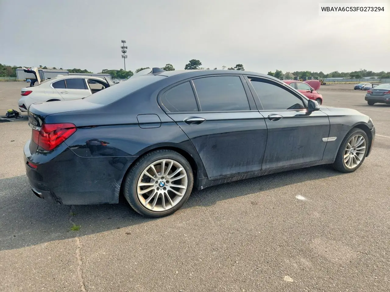 2015 BMW 740 I VIN: WBAYA6C53FG273294 Lot: 60190746