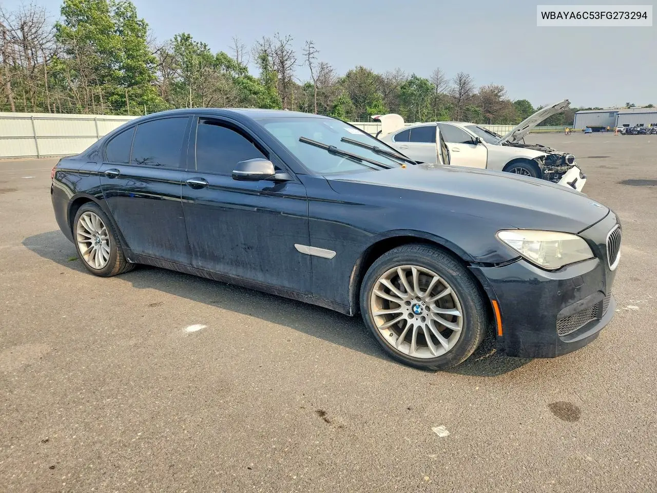 2015 BMW 740 I VIN: WBAYA6C53FG273294 Lot: 60190746