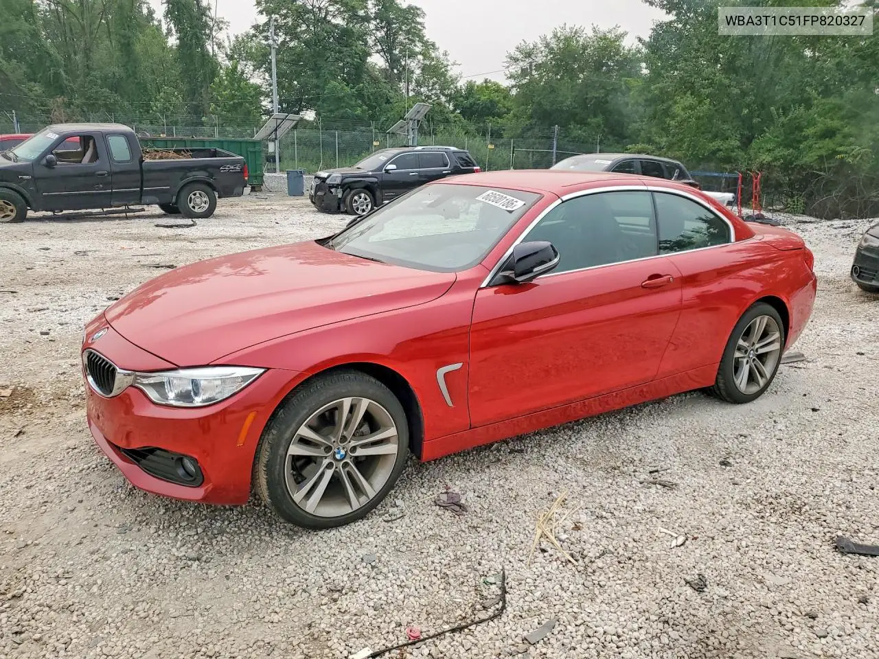 2015 BMW 428 Xi Sulev VIN: WBA3T1C51FP820327 Lot: 60500186