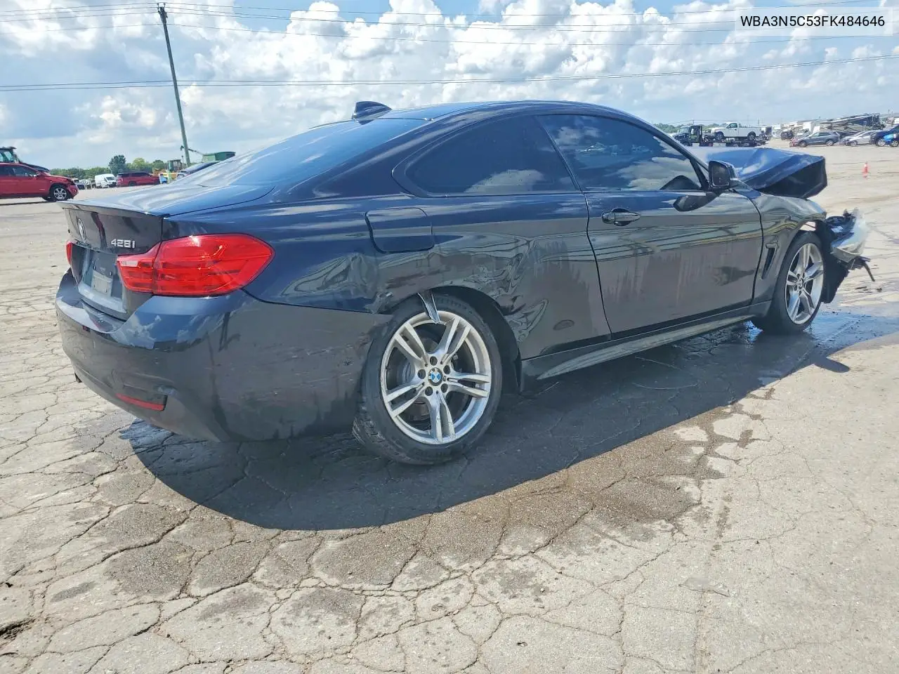 2015 BMW 428 Xi VIN: WBA3N5C53FK484646 Lot: 61610256