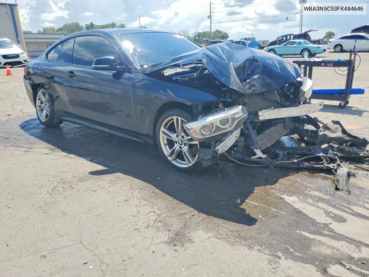 2015 BMW 428 Xi VIN: WBA3N5C53FK484646 Lot: 61610256