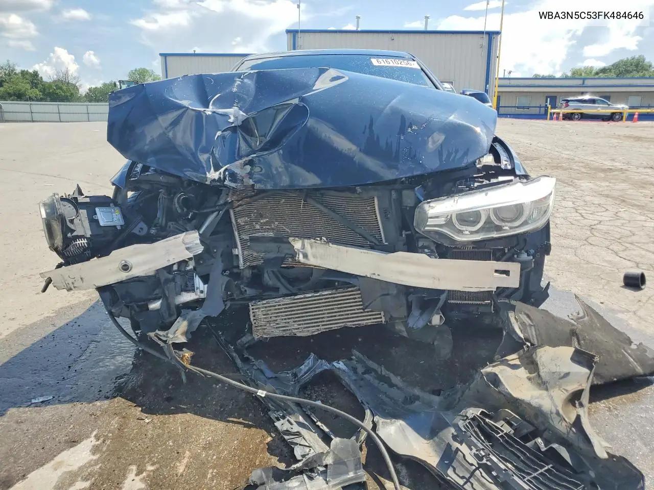 2015 BMW 428 Xi VIN: WBA3N5C53FK484646 Lot: 61610256