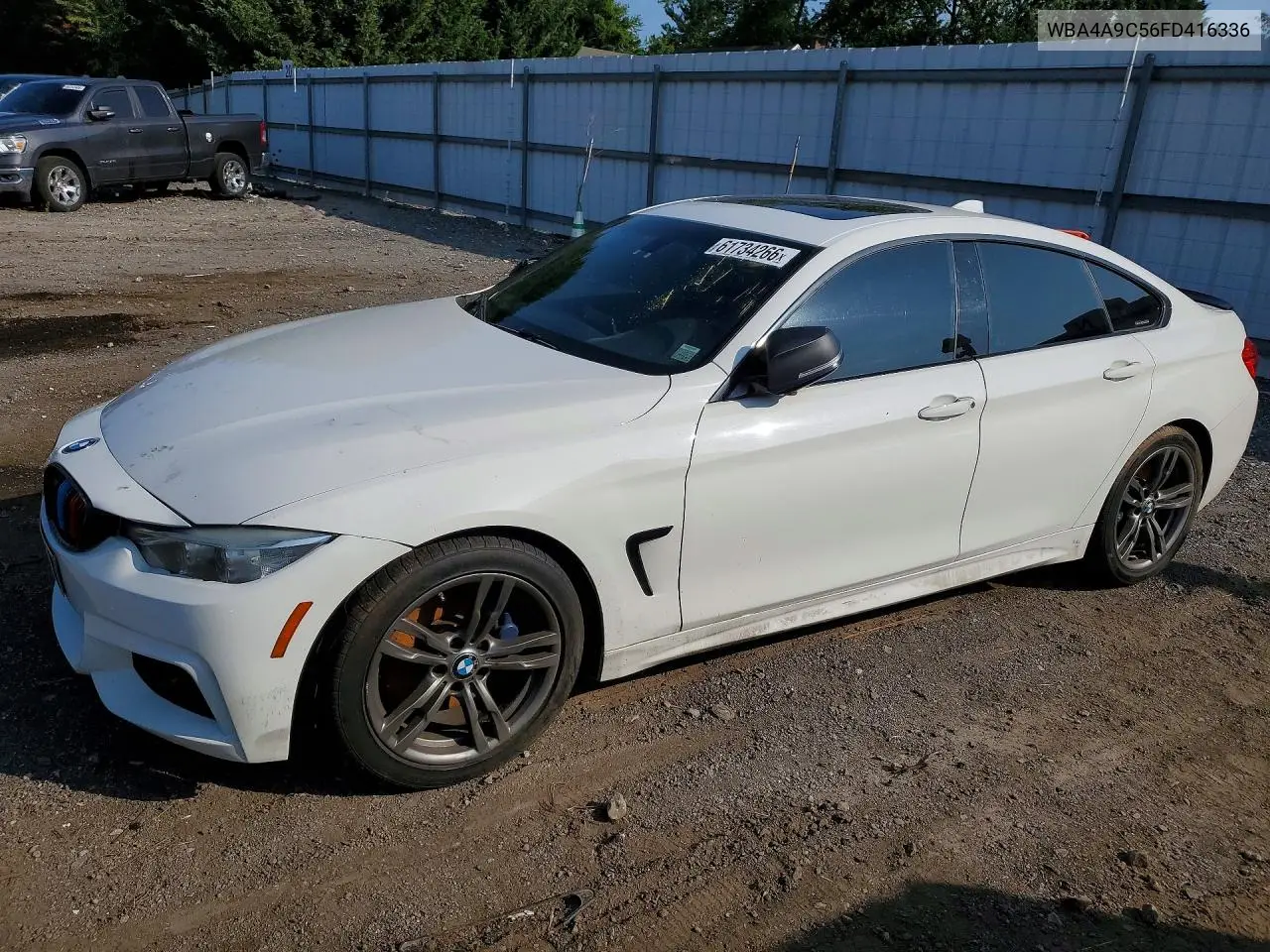 2015 BMW 428 I Gran Coupe Sulev VIN: WBA4A9C56FD416336 Lot: 61734266