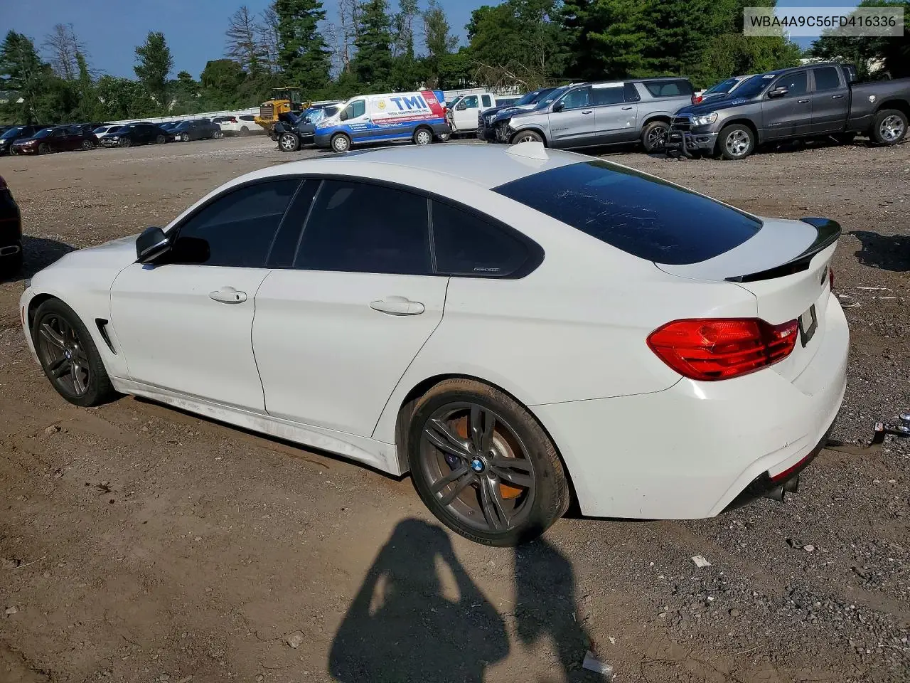 2015 BMW 428 I Gran Coupe Sulev VIN: WBA4A9C56FD416336 Lot: 61734266