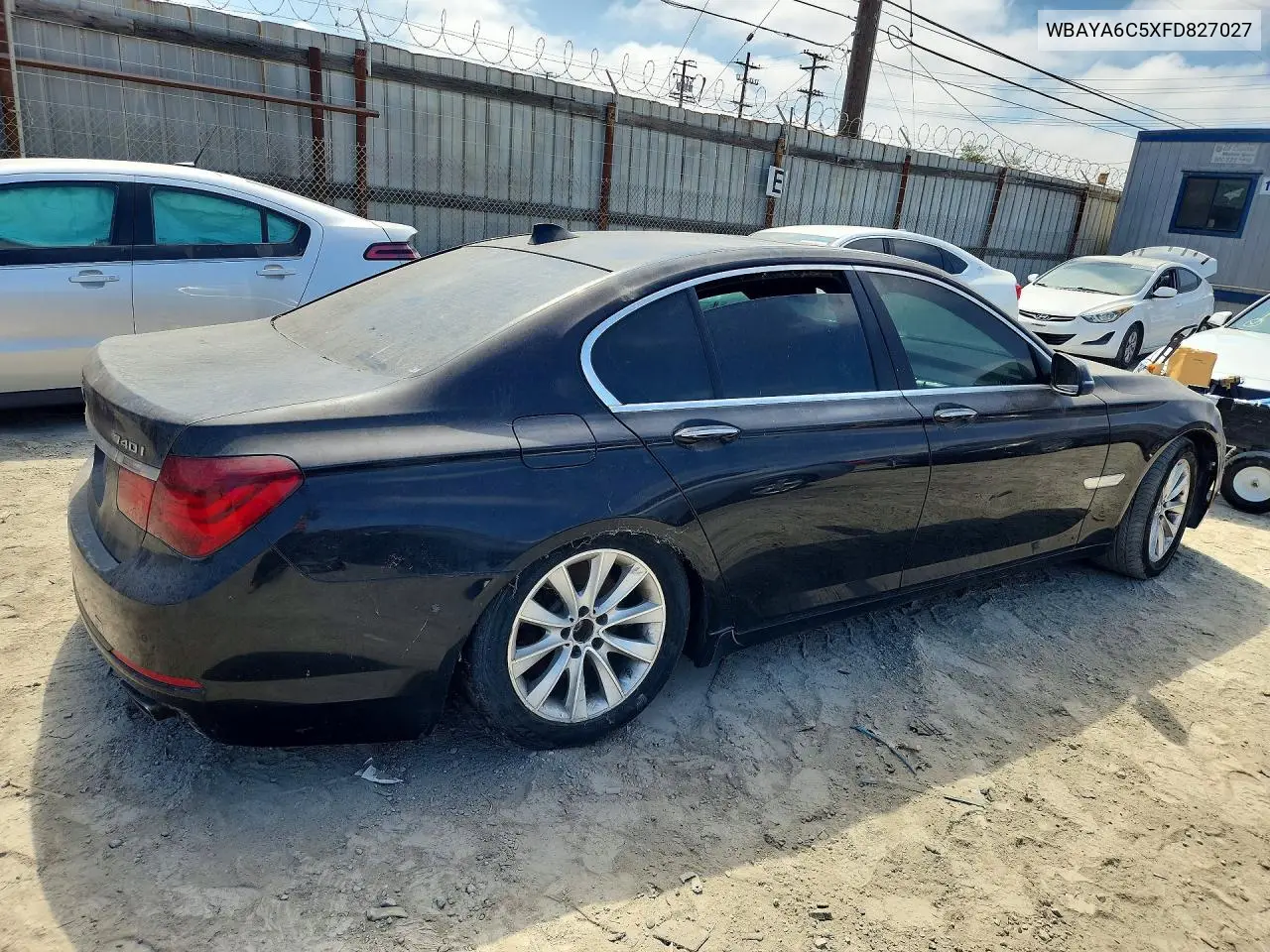 2015 BMW 7 Series VIN: WBAYA6C5XFD827027 Lot: 61874666