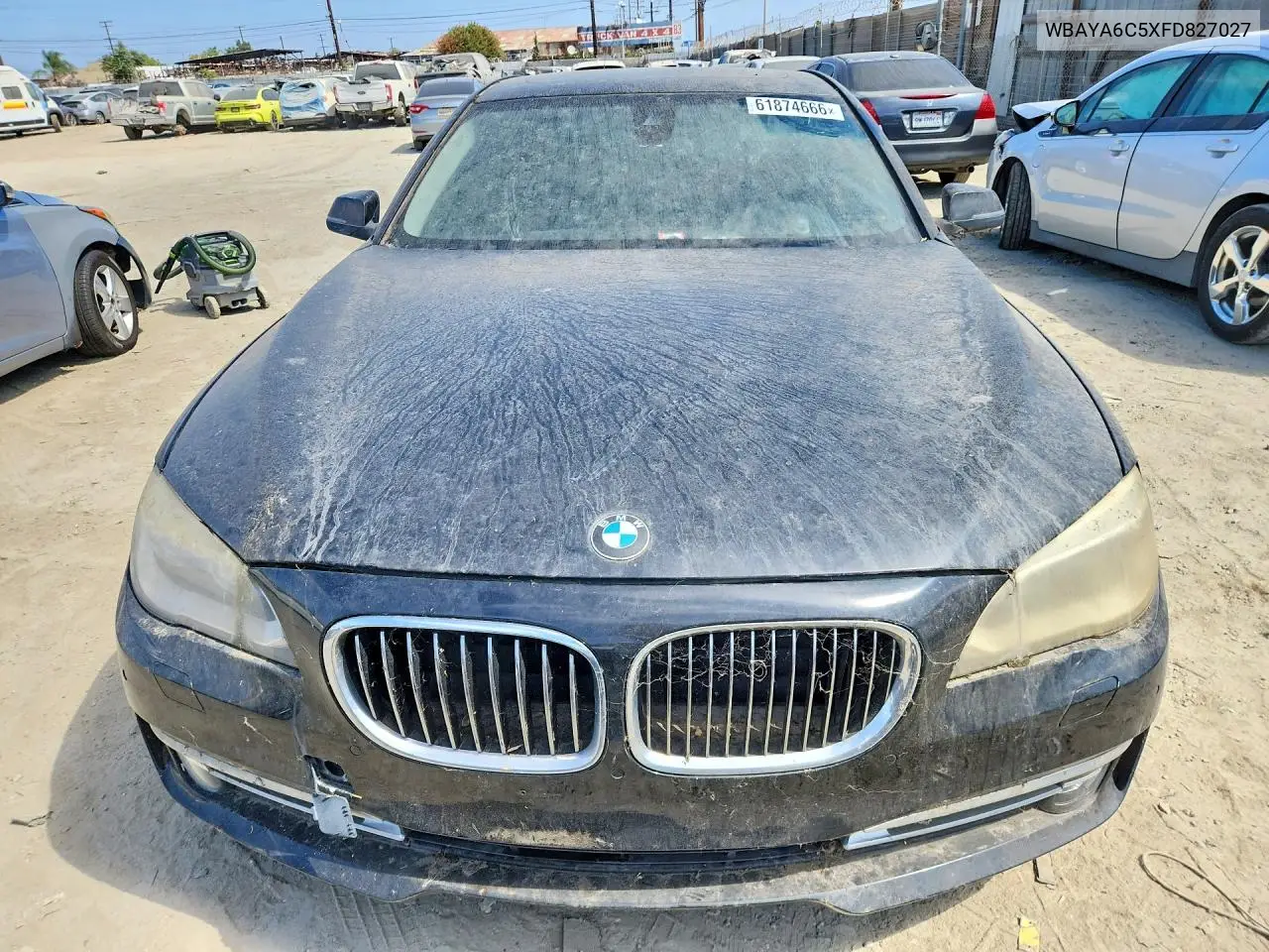 2015 BMW 7 Series VIN: WBAYA6C5XFD827027 Lot: 61874666