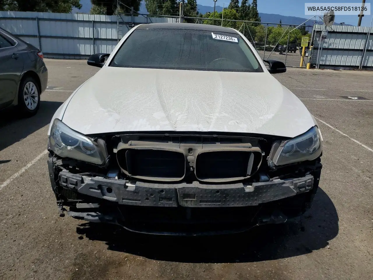 2015 BMW 528 I VIN: WBA5A5C58FD518136 Lot: 62127236