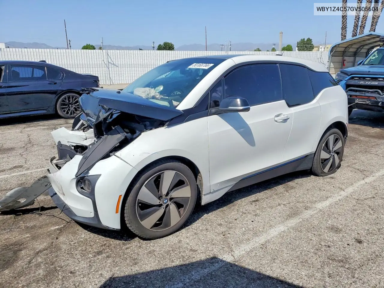 2016 BMW I3 Rex VIN: WBY1Z4C57GV505604 Lot: 50168766