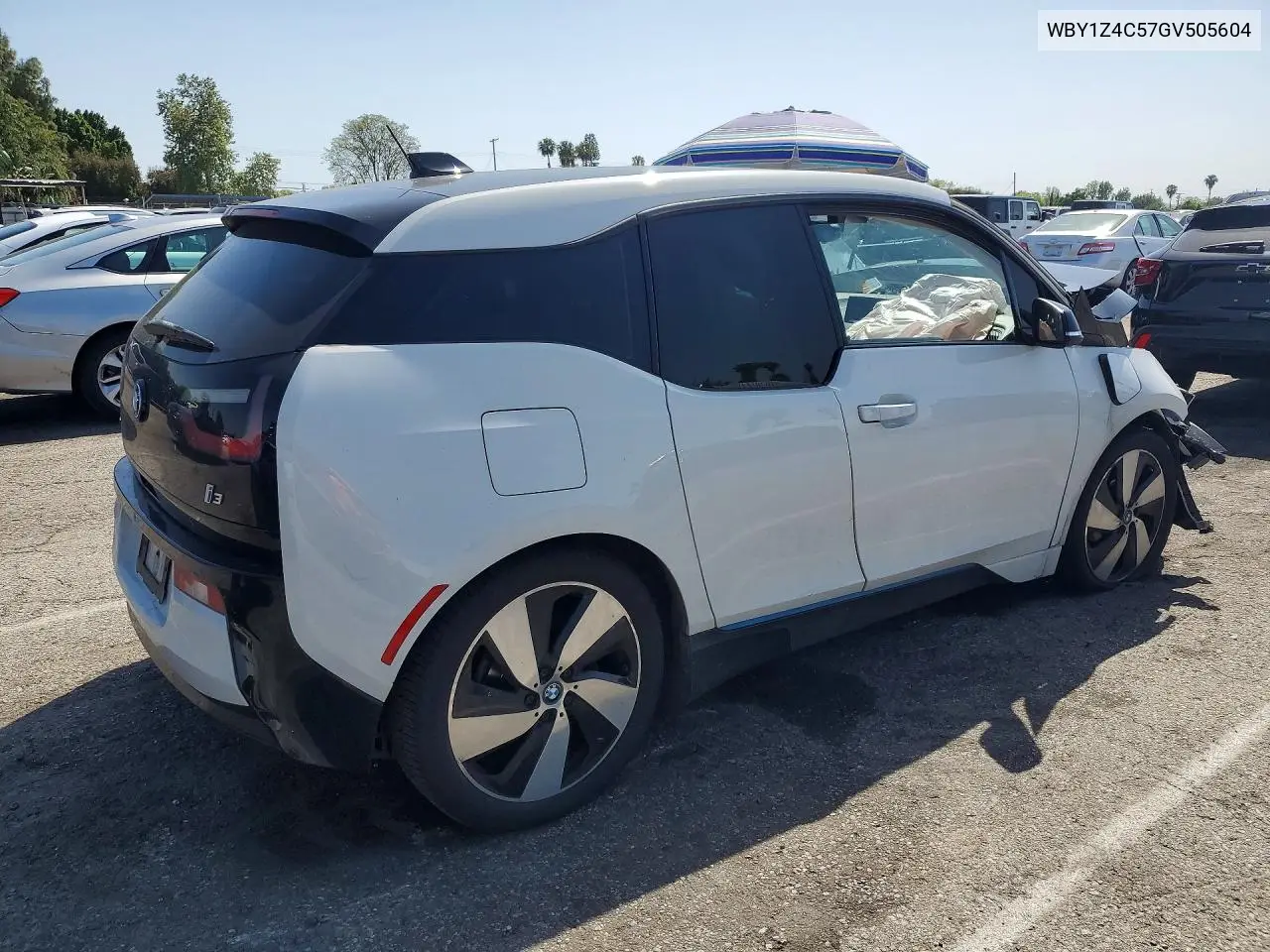 2016 BMW I3 Rex VIN: WBY1Z4C57GV505604 Lot: 50168766