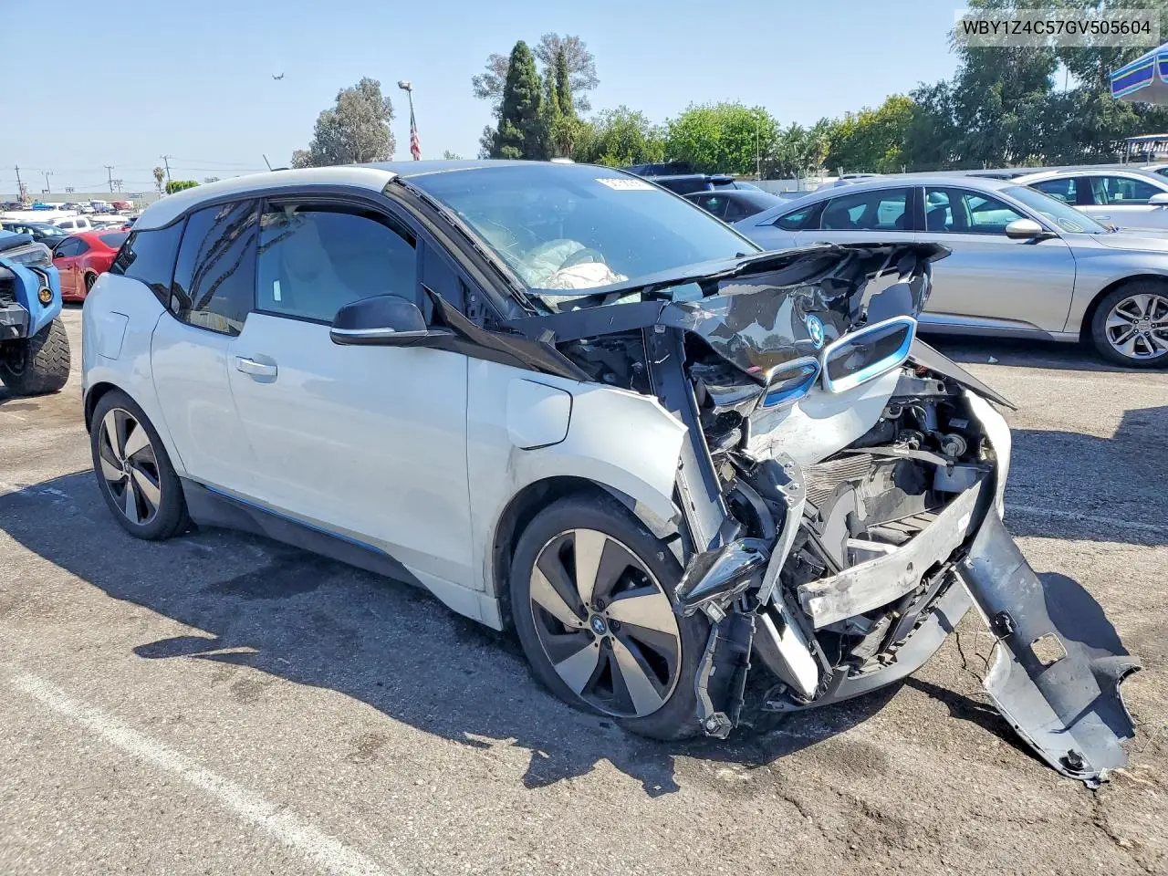 2016 BMW I3 Rex VIN: WBY1Z4C57GV505604 Lot: 50168766