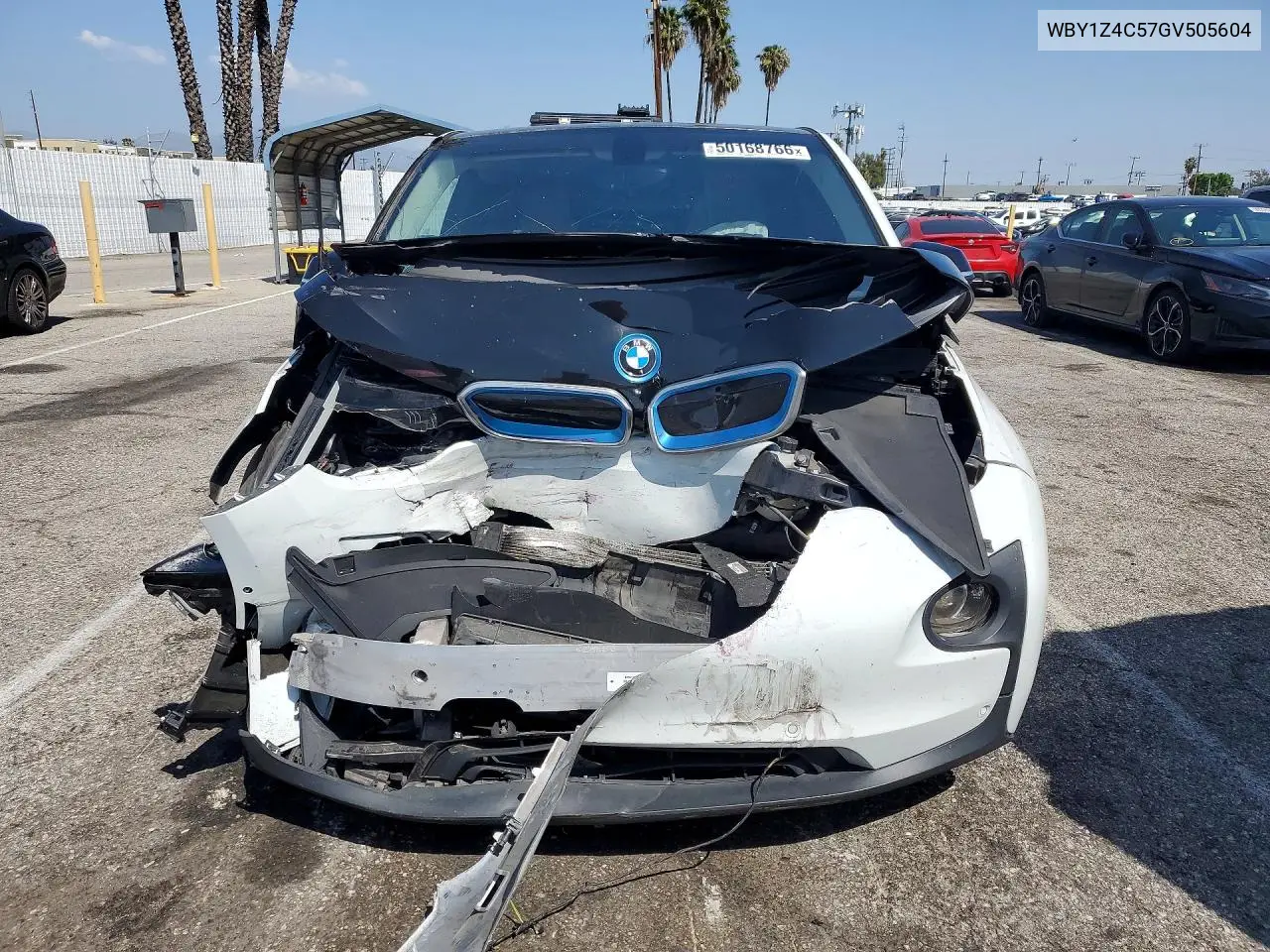 2016 BMW I3 Rex VIN: WBY1Z4C57GV505604 Lot: 50168766