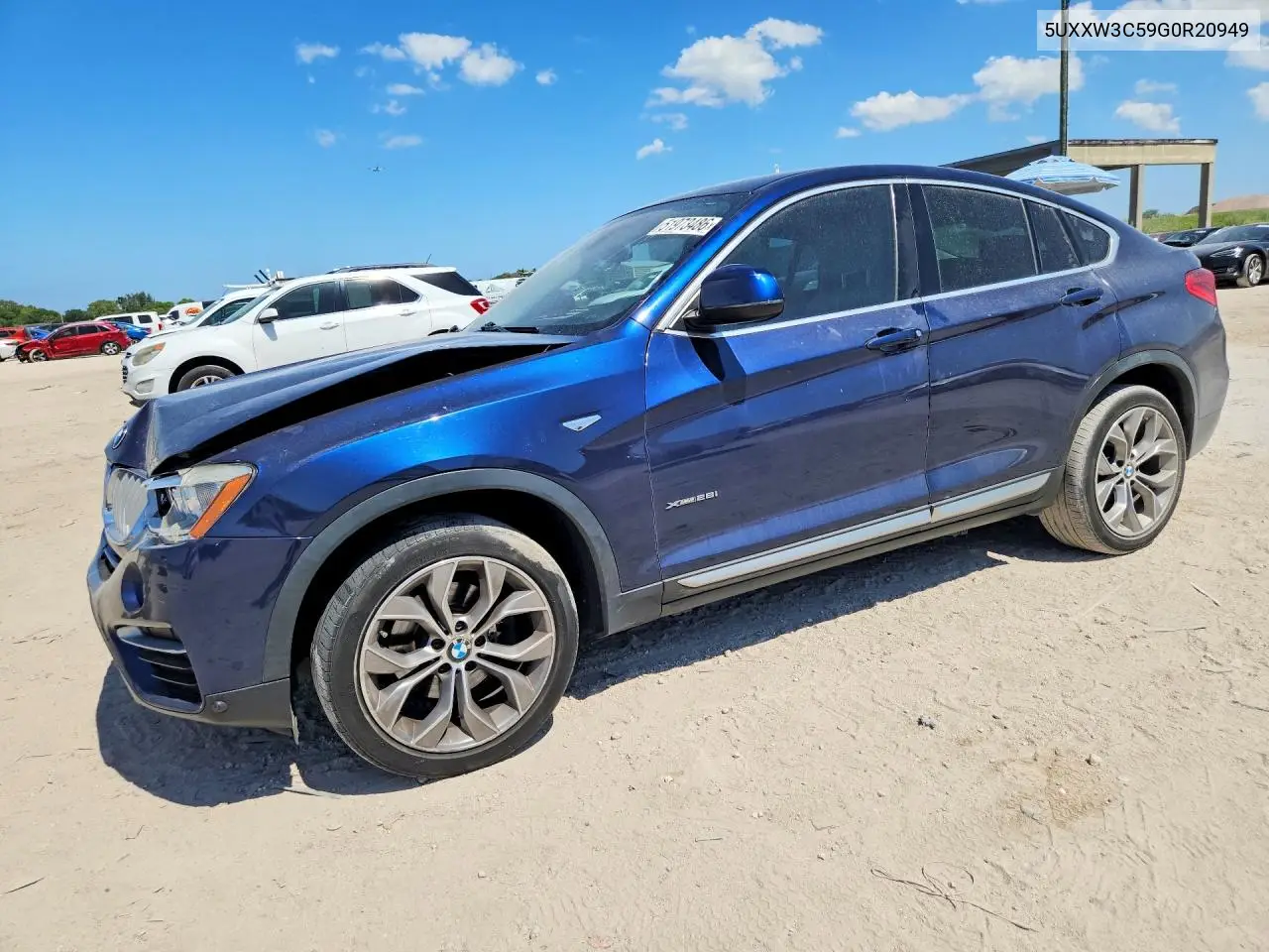 2016 BMW X4 xDrive28I VIN: 5UXXW3C59G0R20949 Lot: 51973486