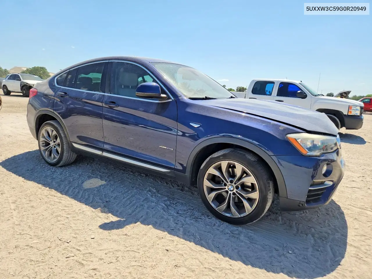 2016 BMW X4 xDrive28I VIN: 5UXXW3C59G0R20949 Lot: 51973486