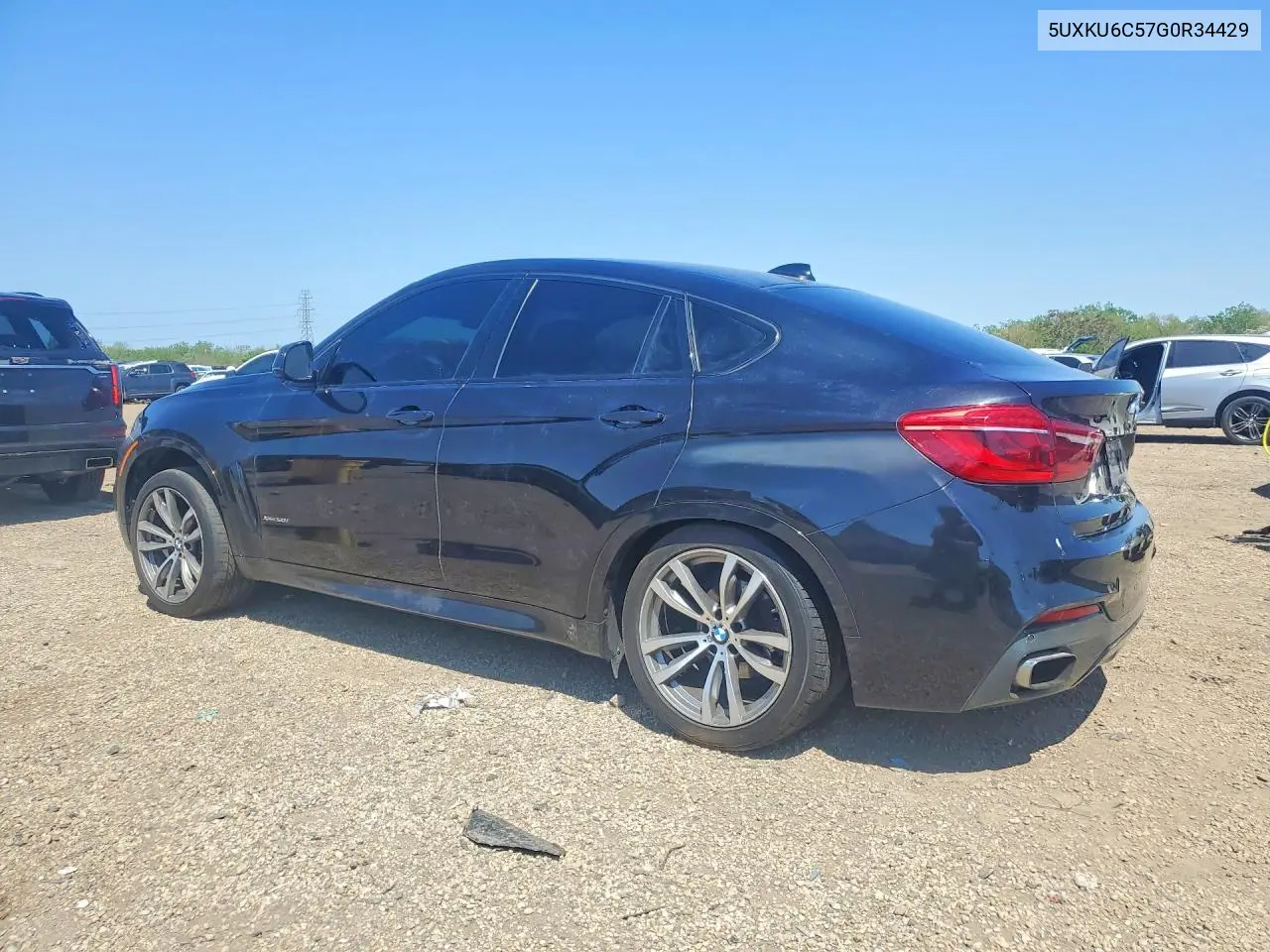 2016 BMW X6 xDrive50I VIN: 5UXKU6C57G0R34429 Lot: 52469726