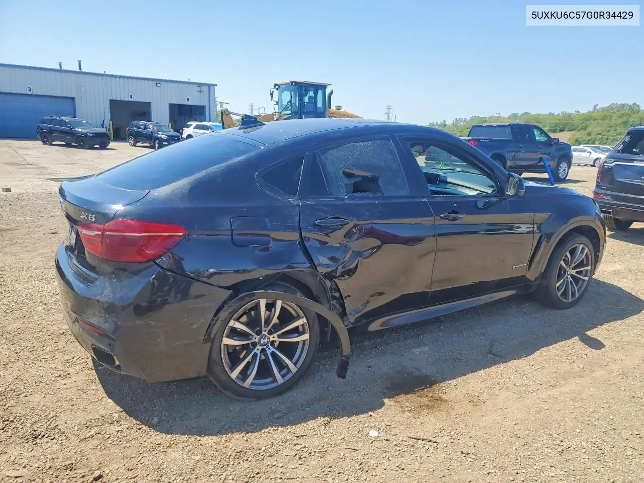 2016 BMW X6 xDrive50I VIN: 5UXKU6C57G0R34429 Lot: 52469726