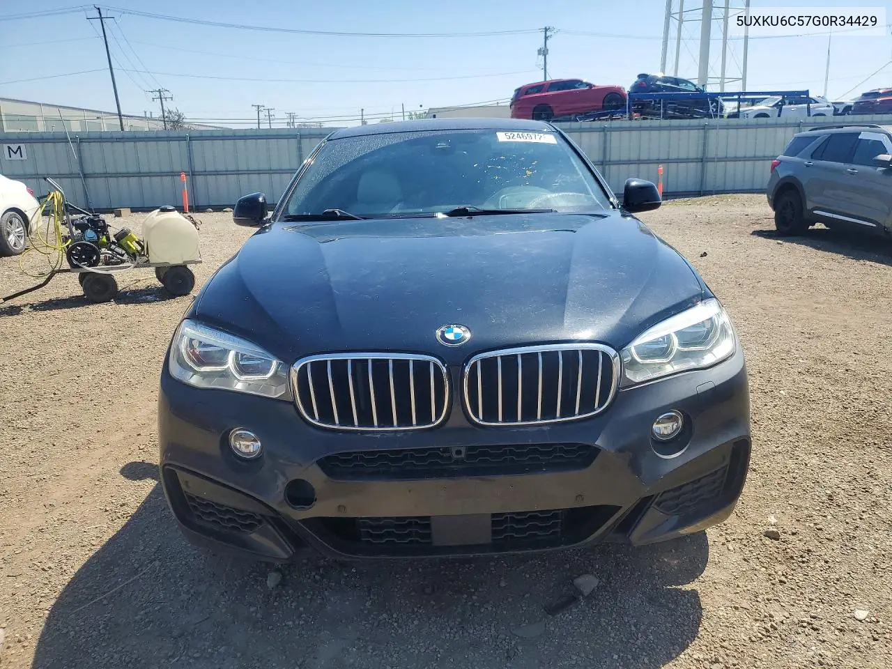 2016 BMW X6 xDrive50I VIN: 5UXKU6C57G0R34429 Lot: 52469726