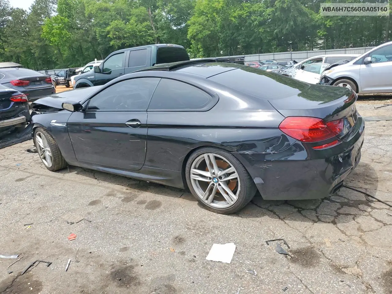 2016 BMW 650 Xi VIN: WBA6H7C56GGA05160 Lot: 52557476