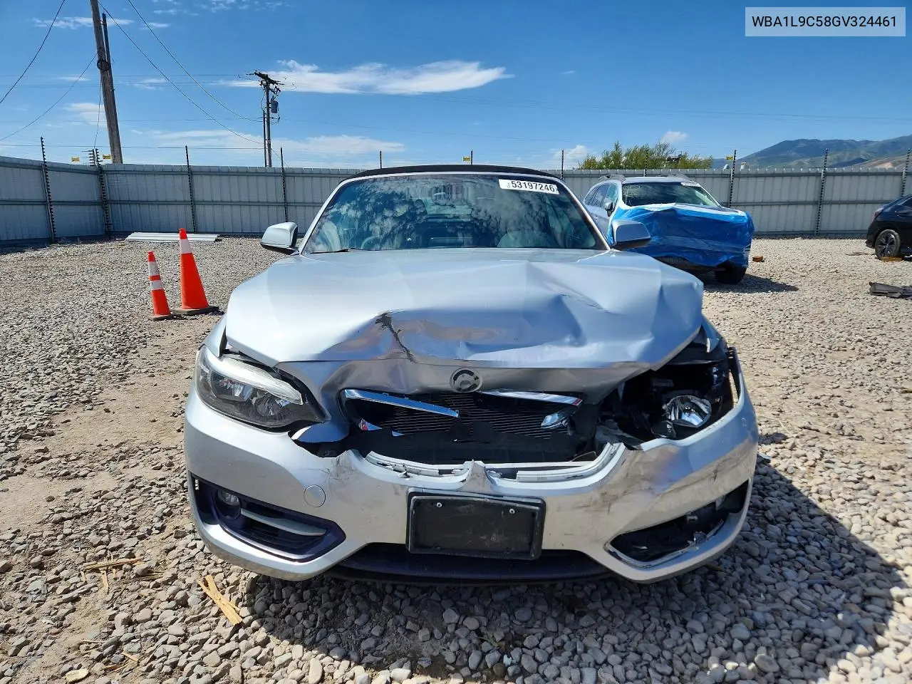 2016 BMW 228 Xi Sulev VIN: WBA1L9C58GV324461 Lot: 53197246