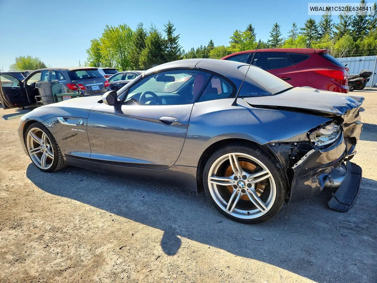 2016 BMW Z4 Sdrive35Is VIN: WBALM1C52GE634841 Lot: 54530326