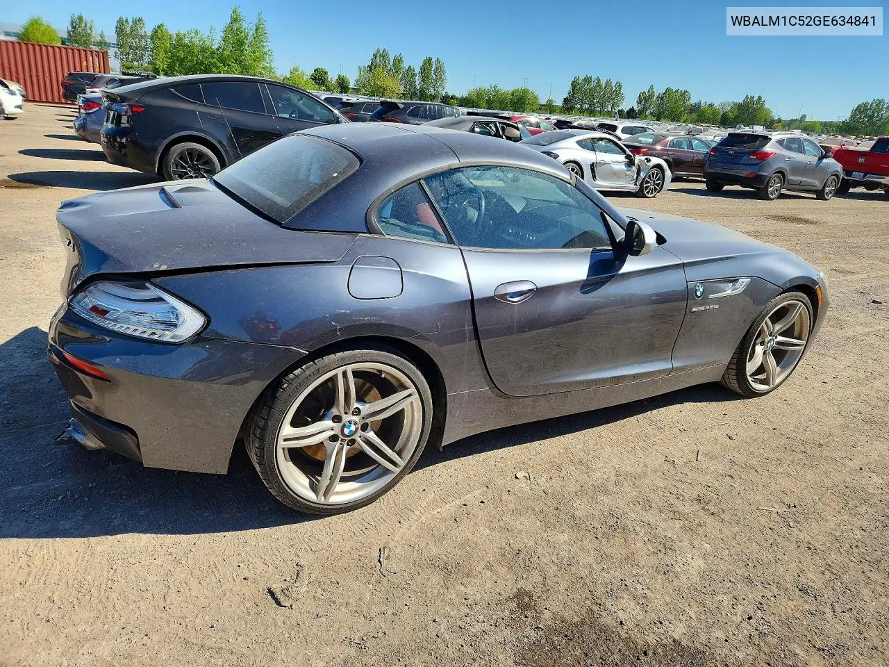 2016 BMW Z4 Sdrive35Is VIN: WBALM1C52GE634841 Lot: 54530326