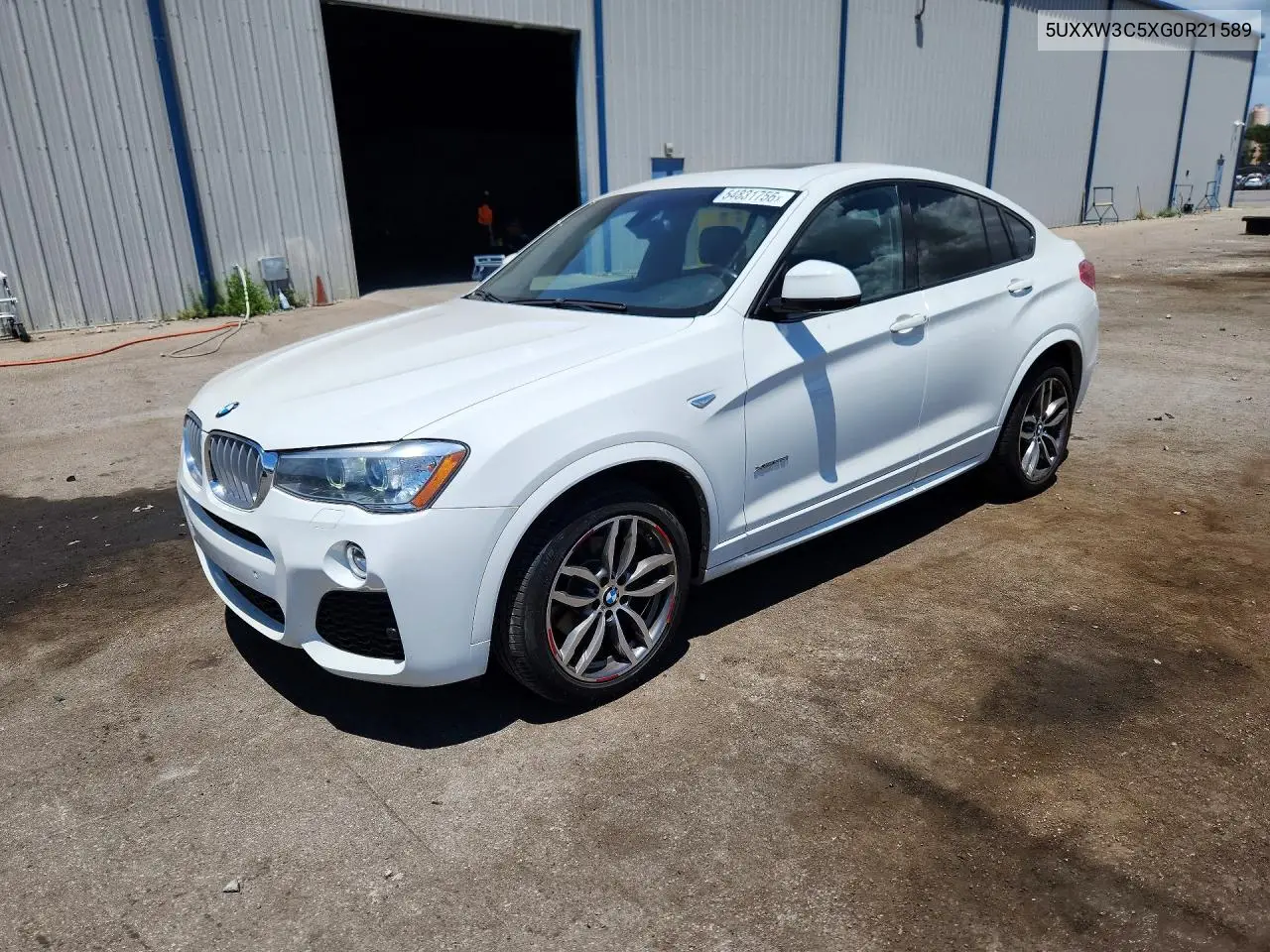 2016 BMW X4 xDrive28I VIN: 5UXXW3C5XG0R21589 Lot: 54831756