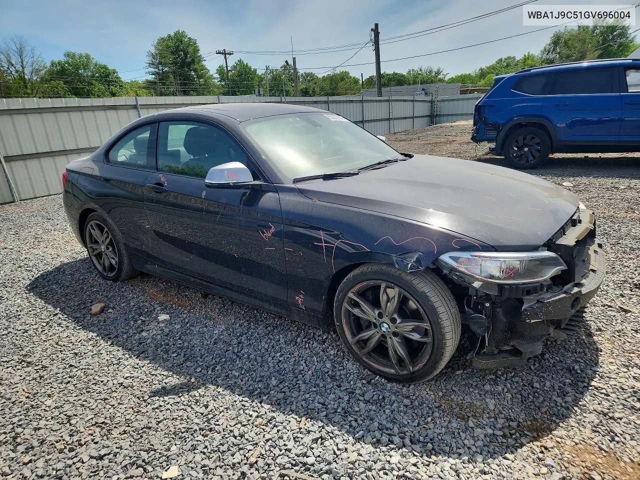 2016 BMW M235Xi VIN: WBA1J9C51GV696004 Lot: 55003846