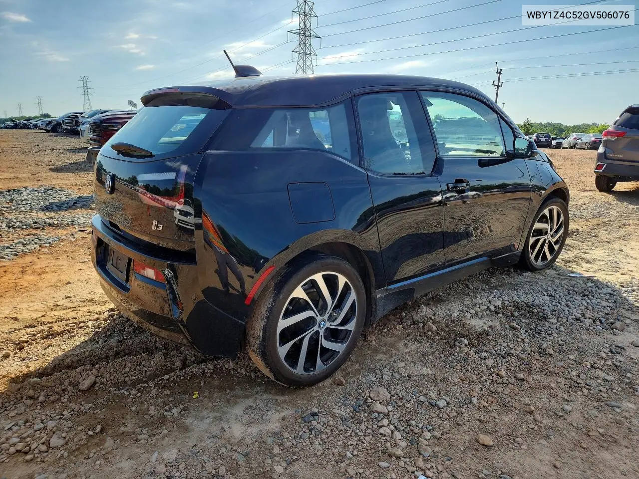 2016 BMW I3 Rex VIN: WBY1Z4C52GV506076 Lot: 55078166
