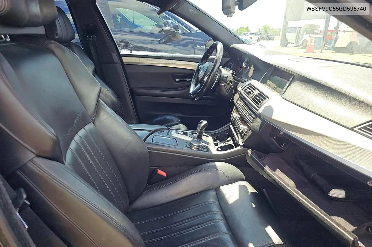 2016 BMW M5 VIN: WBSFV9C55GD595740 Lot: 55549686