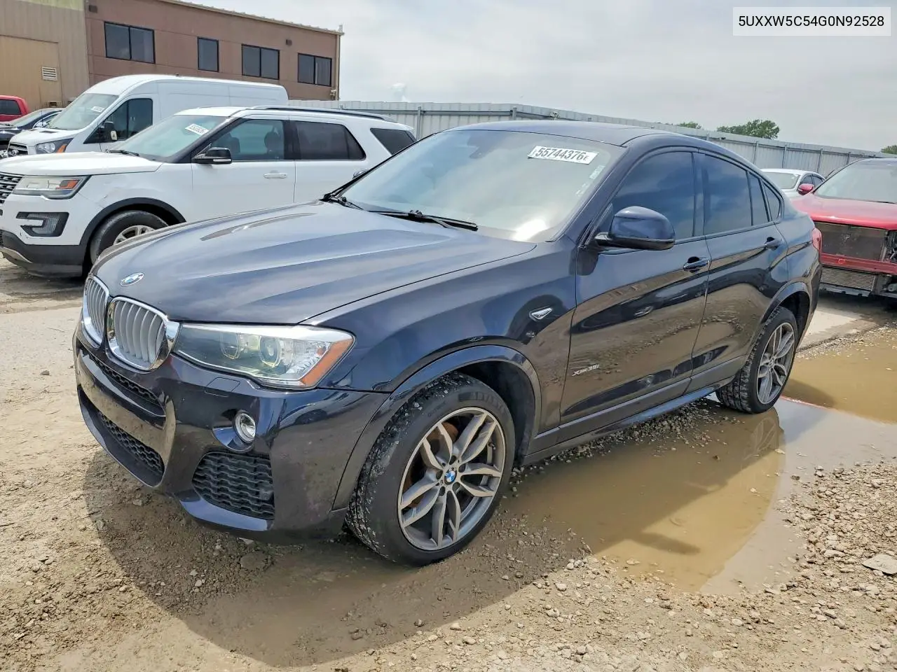 2016 BMW X4 xDrive35I VIN: 5UXXW5C54G0N92528 Lot: 55744376