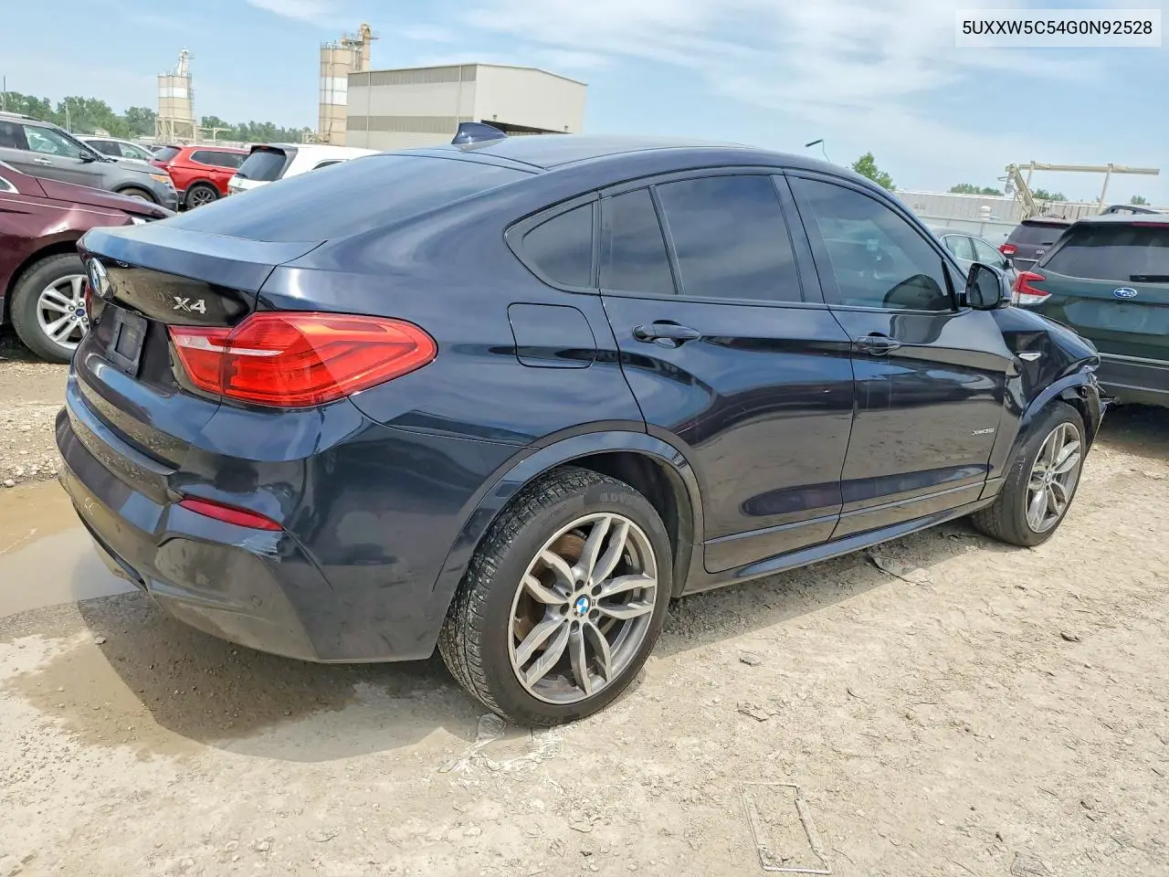 2016 BMW X4 xDrive35I VIN: 5UXXW5C54G0N92528 Lot: 55744376