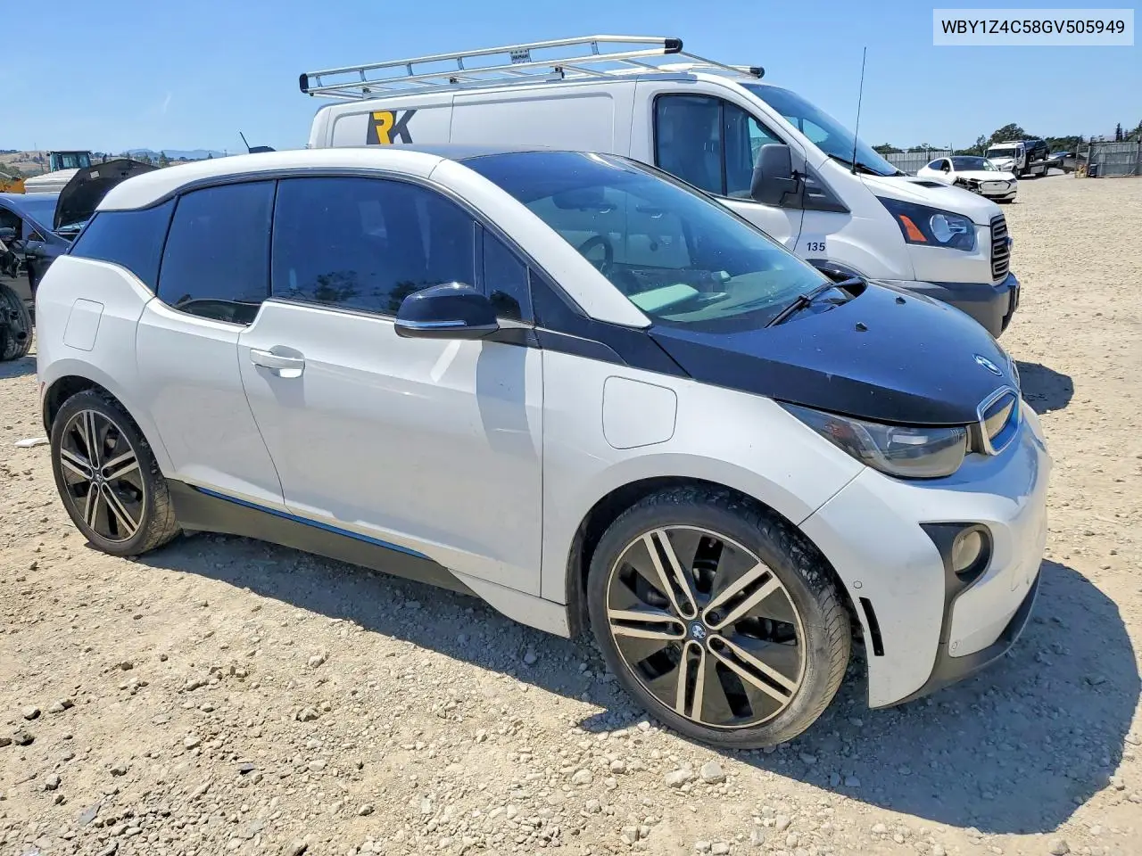 2016 BMW I3 Rex VIN: WBY1Z4C58GV505949 Lot: 55759116