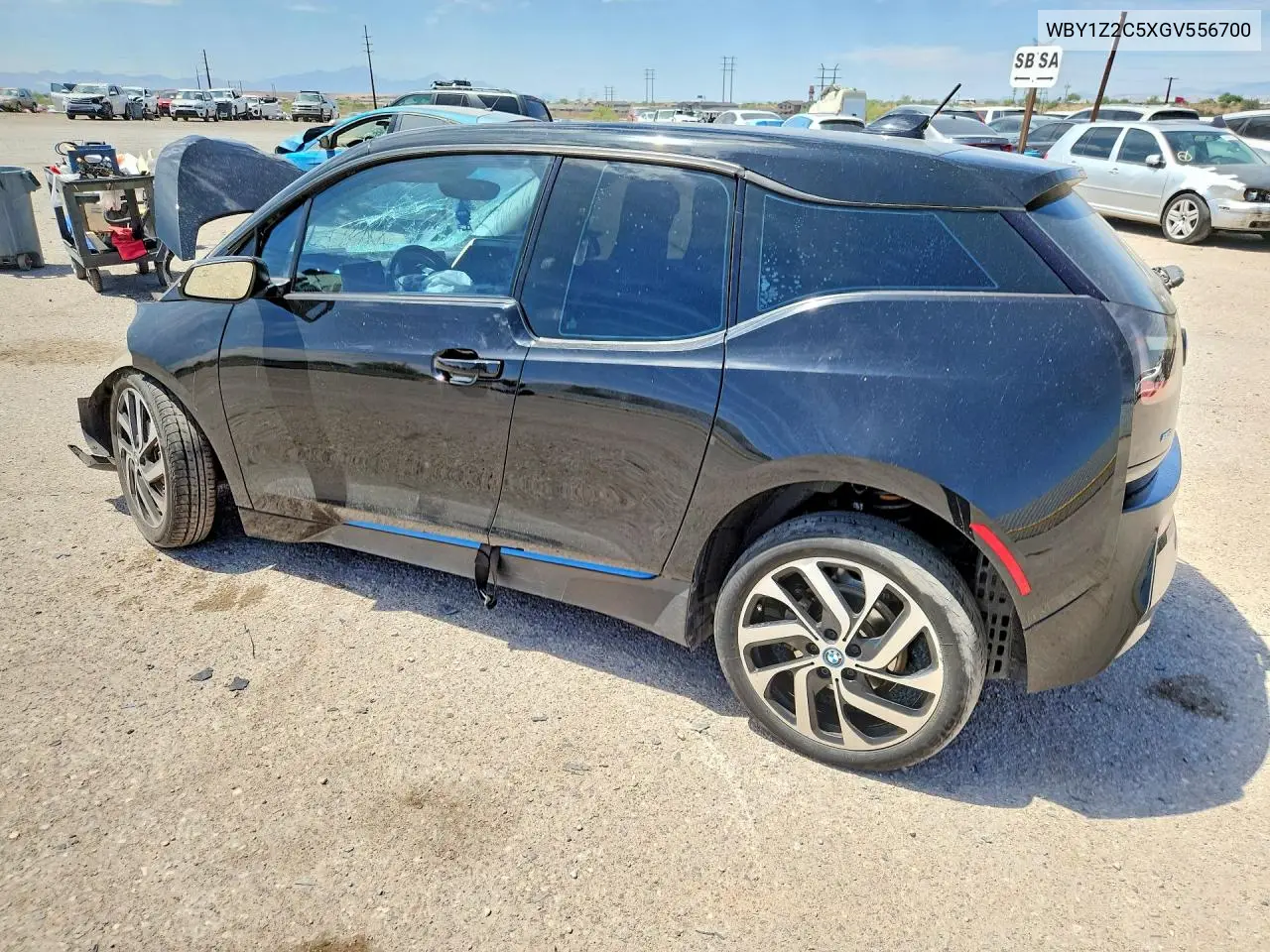 2016 BMW I3 Bev VIN: WBY1Z2C5XGV556700 Lot: 56343256