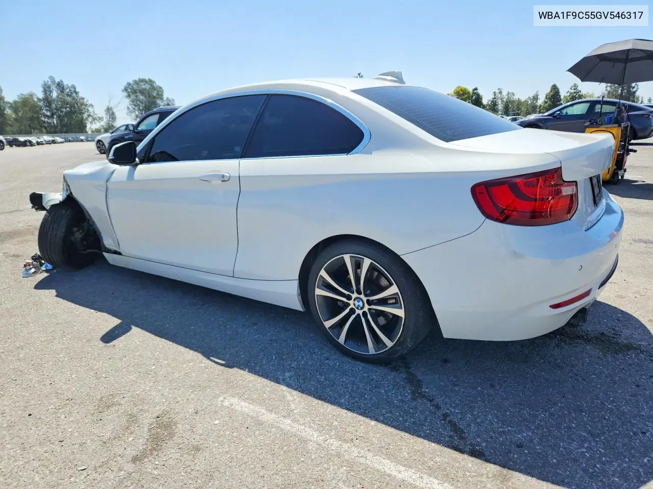 2016 BMW 228 I Sulev VIN: WBA1F9C55GV546317 Lot: 56763286