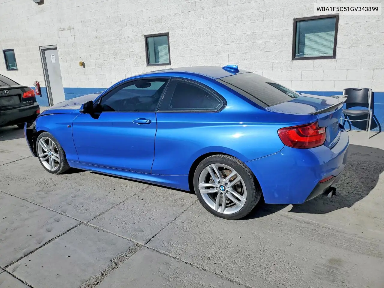 2016 BMW 228 I VIN: WBA1F5C51GV343899 Lot: 56807716