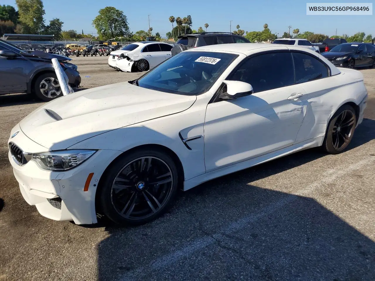 2016 BMW M4 VIN: WBS3U9C56GP968496 Lot: 56812376