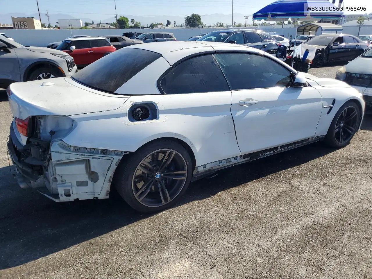2016 BMW M4 VIN: WBS3U9C56GP968496 Lot: 56812376