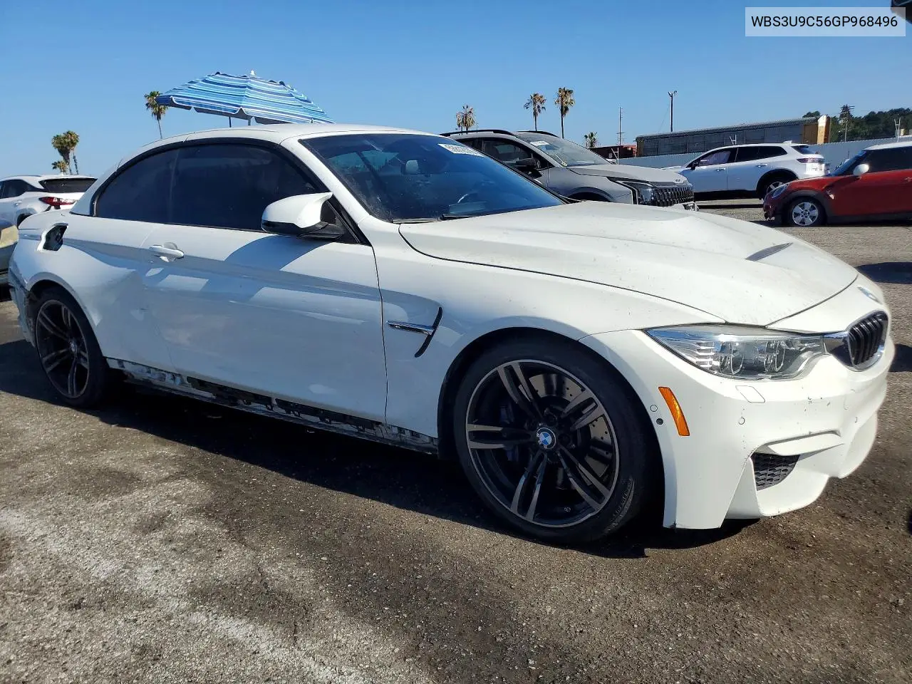 2016 BMW M4 VIN: WBS3U9C56GP968496 Lot: 56812376