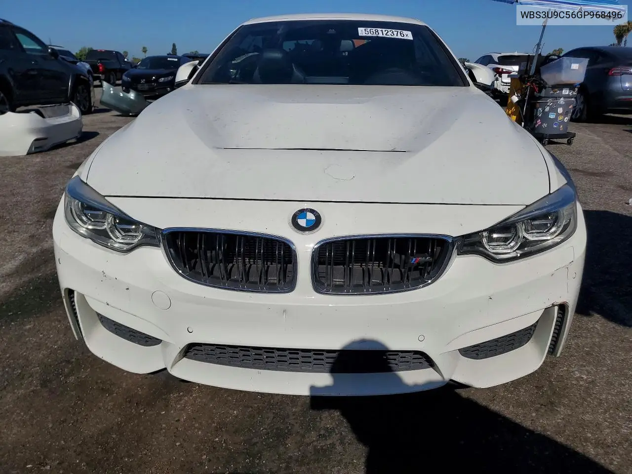 2016 BMW M4 VIN: WBS3U9C56GP968496 Lot: 56812376