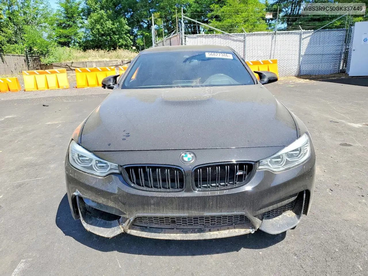2016 BMW M4 VIN: WBS3R9C50GK337449 Lot: 56827386